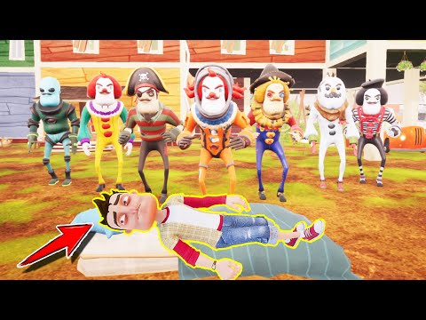RÜYALAR ALEMİNDEN KORKU İLE UYANDIK 😱 Hello Neighbor Mod 701