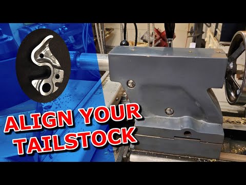 How to Align the Tailstock On a Metal Lathe - Quick Machining Tip #18