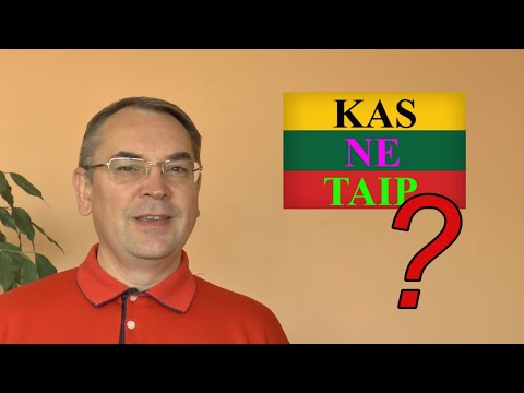 LITHUANIAN EXTRA 31: WHAT'S WRONG? - Kas ne taip?