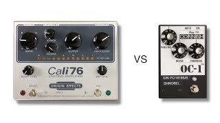 Video thumbnail for Origin Effects Cali76 vs Pete Cornish OC-1 Compressor by shnobel