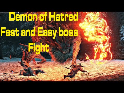 Sekiro Demon of hatred easy and fast kill