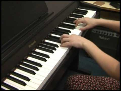 Zongora - Alapskála - dúr - A