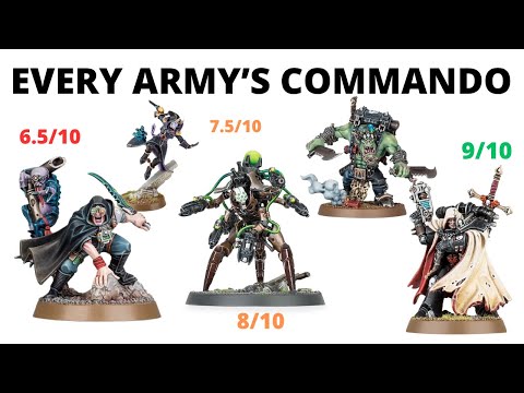 Ranking Every 40K Codex's Lone Commando Unit
