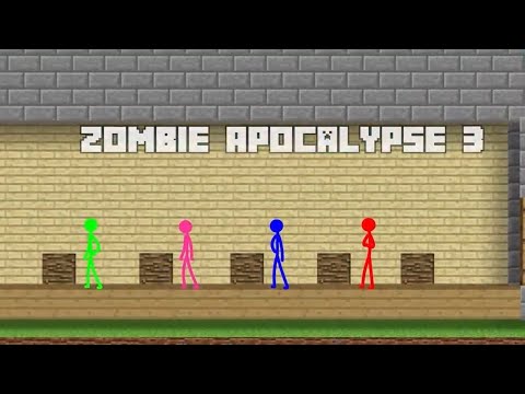 Stickman VS Minecraft_ Zombie Apocalypse 3