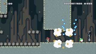 Super Mario Maker - Pit of Panga: Bomb Voyage beaten
