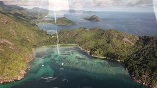 Helicopter Fly Over - Seychelle Islands