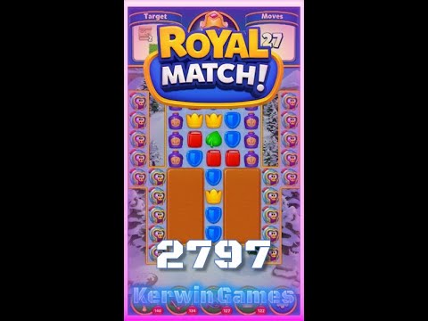 Royal Match Level 2797 - No Boosters Gameplay
