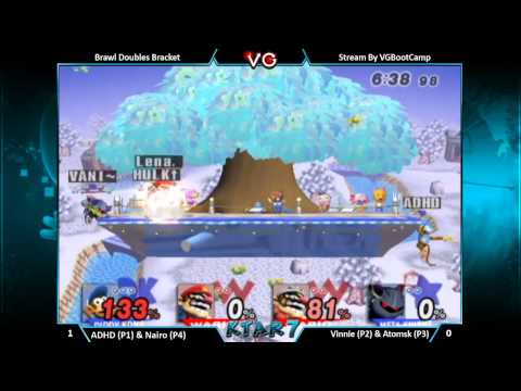 KTAR 7 -  ADHD & Nario Vs. Apex | Vinnie and Atomsk - Smash Brawl Doubles Winners Finals WF - SSBB