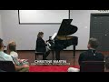 Christine Martin Playing Me And My Teddy On Her Piano