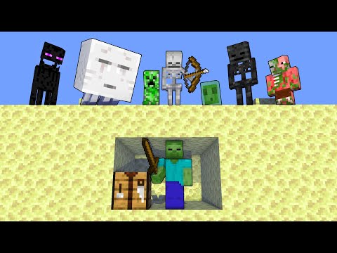 SPEEDRUNNER VS 7 MONSTER | Platabush Animation