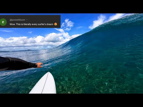 INDO GLASS OFF - SURFING PERFECTION | RAW 4K POV SURF SESSION