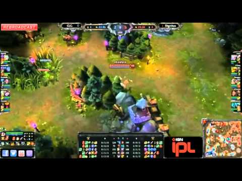 CLG.na versus Dignitas game 2 (IPL5 Wild Card Qualifiers)
