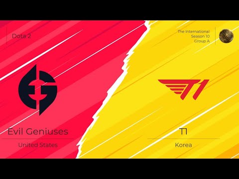[RU] Evil Geniuses vs T1 |The International 10|Group Stage| Game 2 |Inmateoo & eiritel