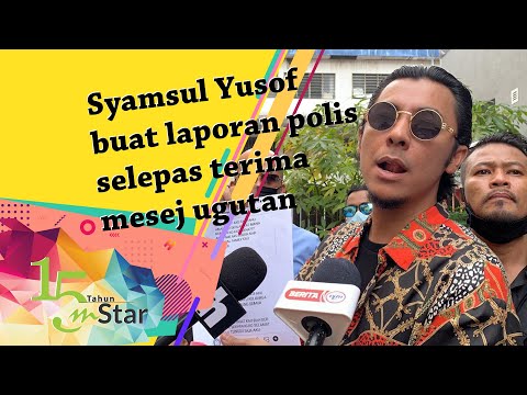 ‘No more Mr Nice Guy’! Syamsul Yusof buat laporan polis selepas terima mesej ugutan