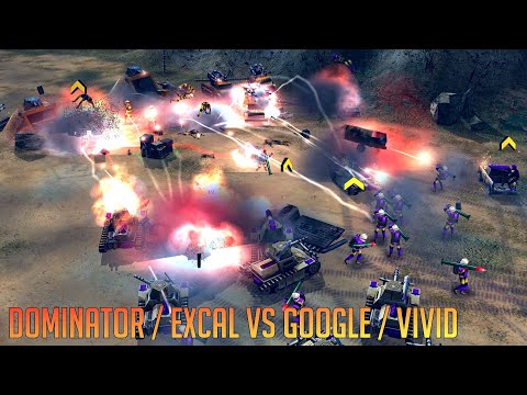 DoMiNaToR + ExCaL vs GooGle + ViViD | 2v2 Pro Challenge | Generals Zero Hour