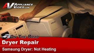 Samsung Dryer Repair: Not Heating - Heater - Element - Diagnostic & Troubleshooting