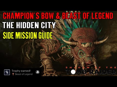 Shadow of the Tomb Raider 🏹 Retrieve the Champion's Bow 🏹 (The Hidden City Side Mission) Video