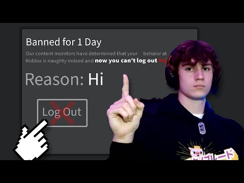 How To Log Out Of A Banned Roblox Account