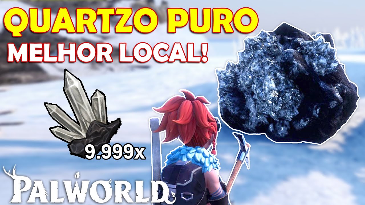 Onde encontrar e farmar QUARTZO PURO no PALWORLD