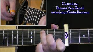 Townes Van Zandt Columbine Intro Guitar Lesson