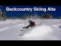 Alta Backcountry Powder Day // Utah Backcountry Skiing