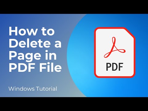 How to Delete a Page in PDF File | Remove Pages From PDF