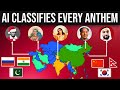 AI Classifies Every Anthem Into 5 Groups