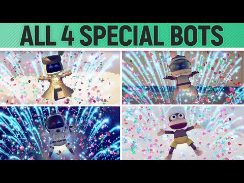 Astro's Playroom - All 4 Special Bot Locations - Four The Players 🏆 Trophy Guide