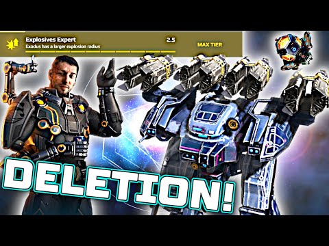 OMG! MK3 Behemoth EXODUS Deleting Everyone! w/ NEW Explosives Expert Skill | War Robots Gameplay WR
