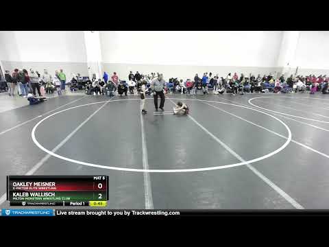 62 Lbs Round 3 - Kaleb Wallisch, Milton Monsters Wrestling Club Vs Oakley Meisner, X-Factor Elite