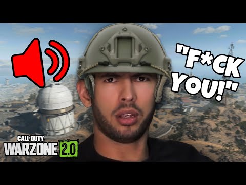 Andrew Tate TOXIC Proximity Chat Trolling On Warzone 2!