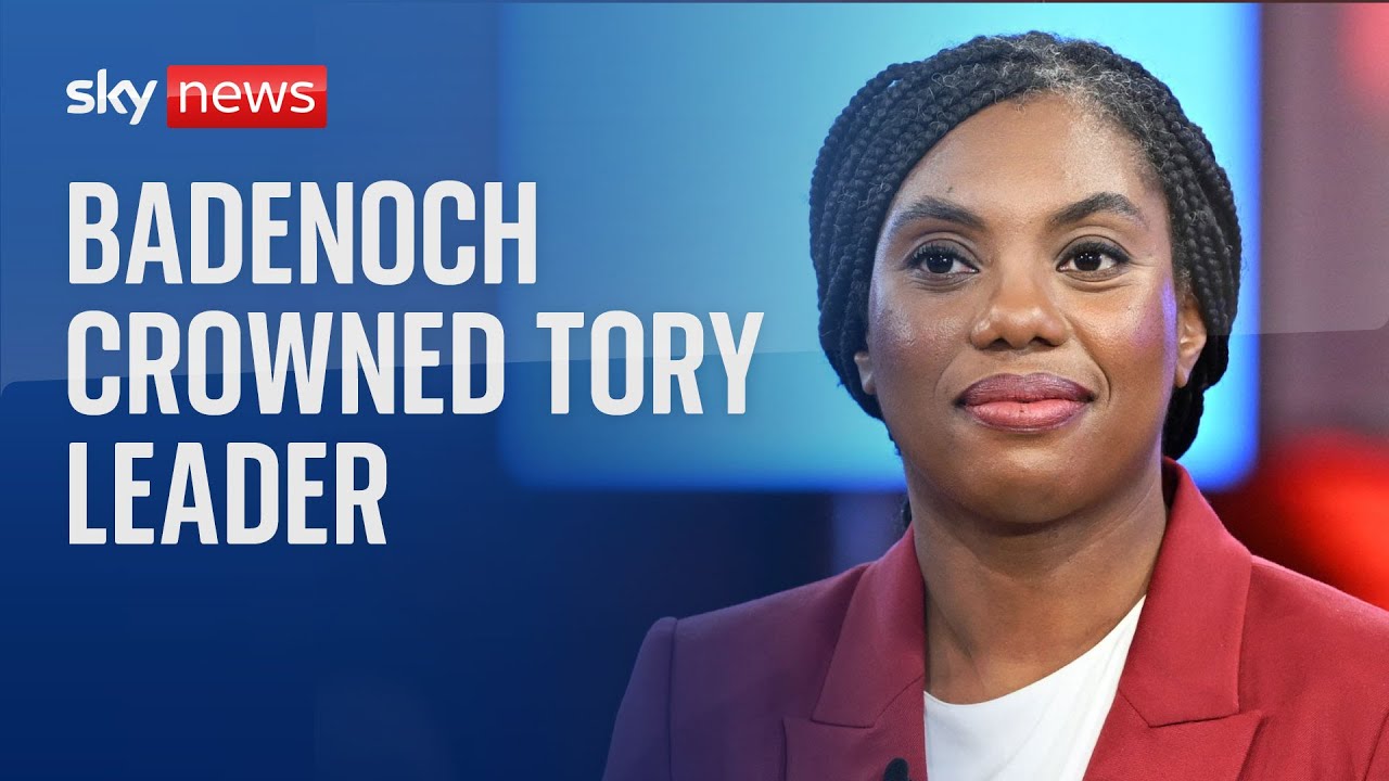 'This is the most enormous honour': Kemi Badenoch wins Tory leadership race