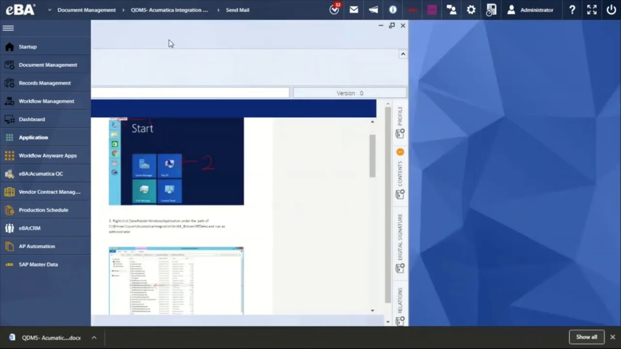 51 Document and Records Management modules demonstration