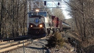 preview picture of video 'City of Kingston Railfan - CP-87, Kingston, NY April 6, 2014'