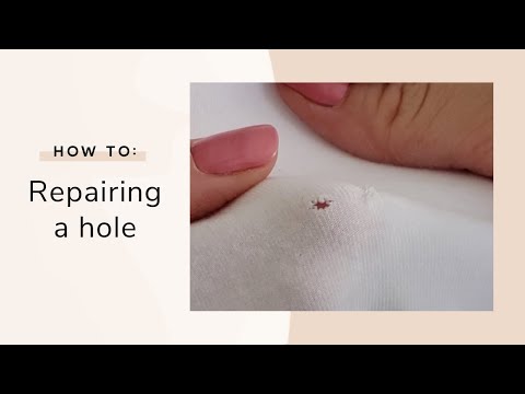 How to Repair a Small Hole in your Clothes