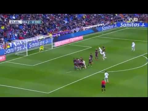 Ronaldo freekick goal Real Madrid vs. Celta De Vigo , 05-03-2016