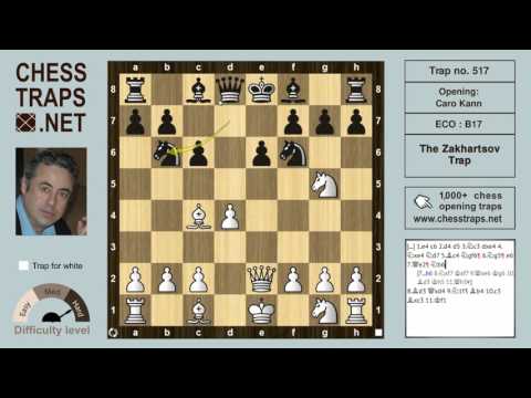 Caro Kann - The Zakhartsov Trap (trap no. 517)