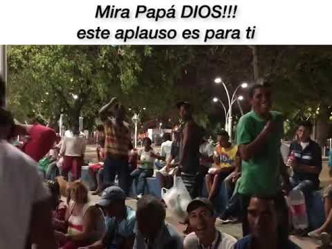 Look, God, this applause is for you.