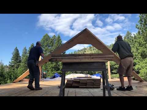 Our Montana A Frame - The first 30 days
