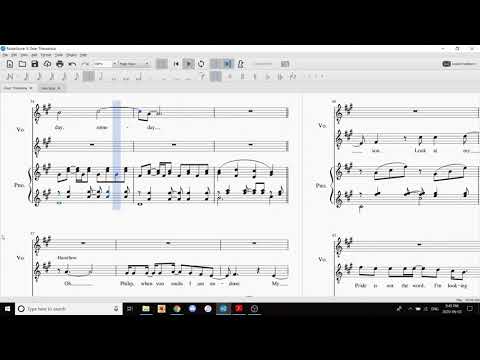 Dear Theodosia with Vocal Line