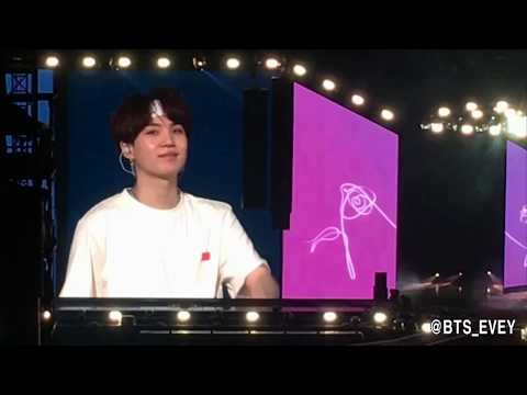 180826 방탄소년단 BTS 윤기 SUGA ending ment