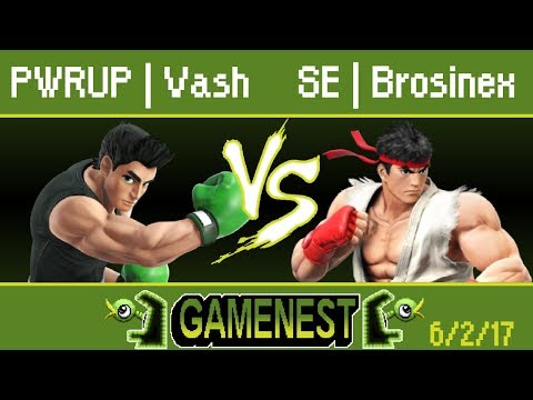SE | WAR | Brosinex (Ryu) vs PWRUP | Vash (Little Mac) - Wii U  Winners Semis SIU