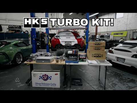 Installing the HKS Turbo KIt on my BRZ/GR86! + T51R Mod, P3 Guage & More!