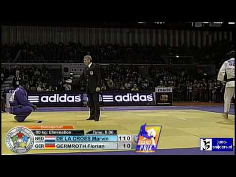 Judo 2010 Grand Prix Dusseldorf: Marvin de la Croes (NED) - Florian Germroth (GER) [-90kg]