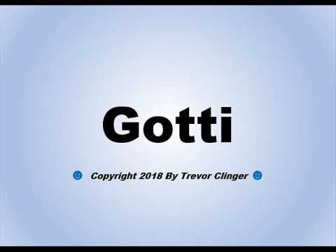 How To Pronounce Gotti (6ix9ine Song)