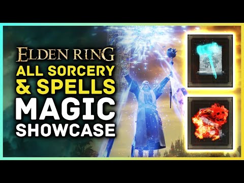 Elden Ring - ALL 70 Spells & Sorcery Magic Abilities Showcase
