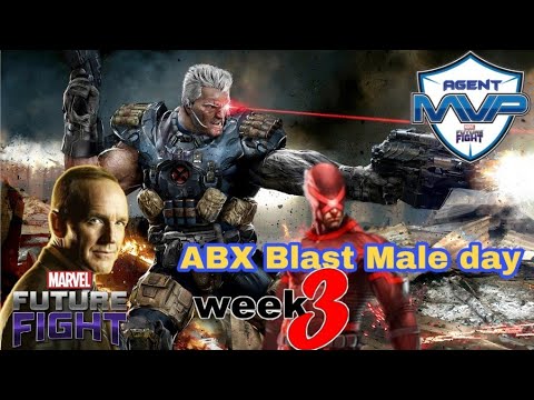 Marvel Future fight ABX Blast Male day