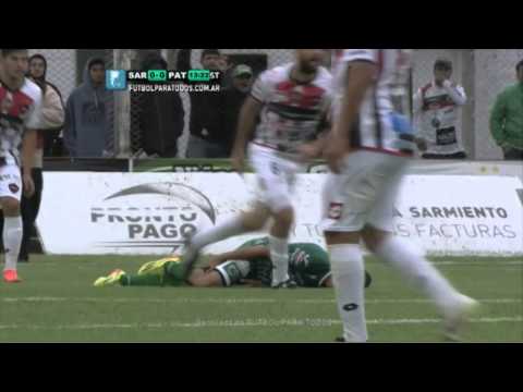 Gol de Casierra. Sarmiento 1 - Patronato 0. Fecha 16. Torneo Primera B Nacional. FPT.