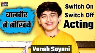 Baalveer Junior Vivaan aka Vansh Sayani Interview| How to become Child Actor |#FilmyFunday|Joinfilms video