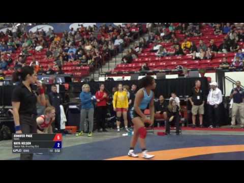 63 Semis - Jennifer Page (TMWC) vs. Maya Nelson (Sunkist Kids WC)